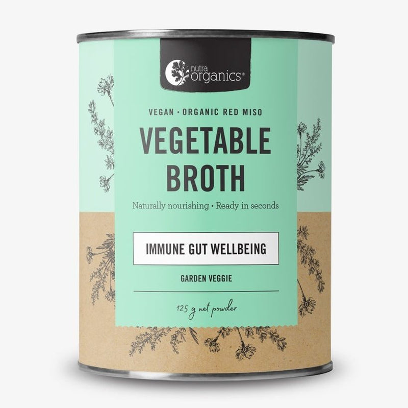NUTRA ORGANICS Vegetable Broth 100g Garden Veggie - Go Vita Burwood