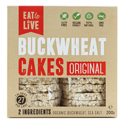 EAT TO LIVE Buckwheat Cakes Originla - Go Vita Burwood